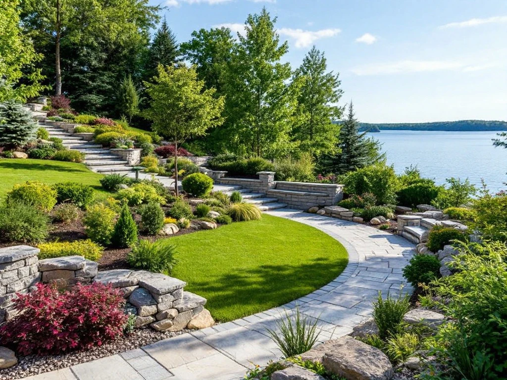 Timeless Elegance of Natural Stone in Muskoka Landscaping