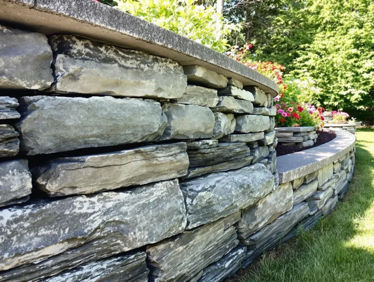 Garden Retaining Wall from Armour Stone