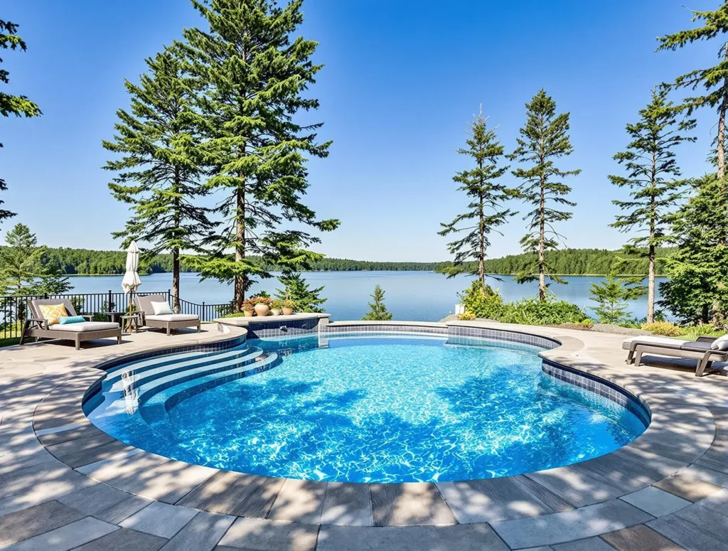 Muskoka Landscapes and Design - A New Lake Side Pool