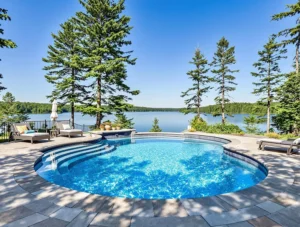 Muskoka Landscapes and Design - A New Lake Side Pool