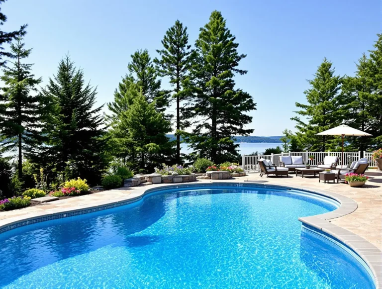 Pool Installation in Muskoka: The Ultimate Guide for Homeowners 2 Muskoka Landscapes and Design Pool with patio