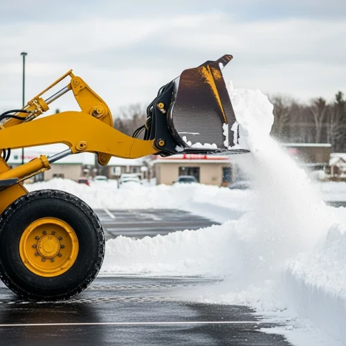 Commercial Snow Removal Muskoka 2 Muskoka Landscapes and Design Commercial Snow Removal Loader