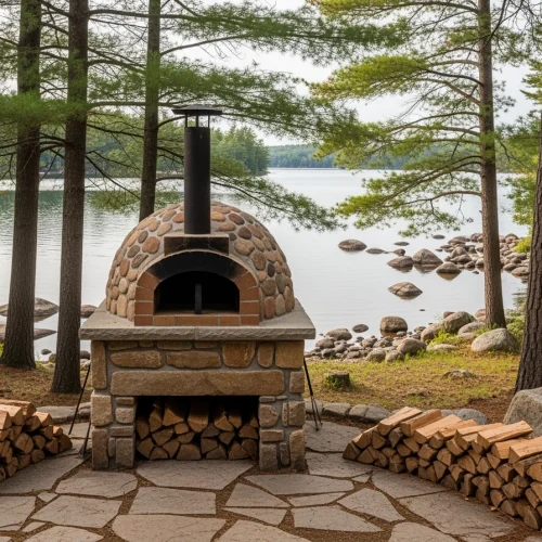 Muskoka Lanscapes and Design Wood Fired Pizza Oven